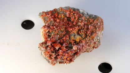 Vanadinite with Quartz