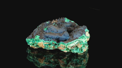 Cornetite with Gel Chrysocolla and Malachite