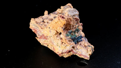 Azurite with Cerussite