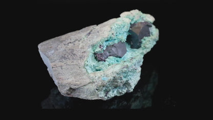 Cuprite on Chrysocolla