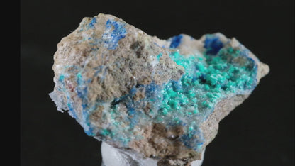 Dioptase with Kinoite and Apophyllite
