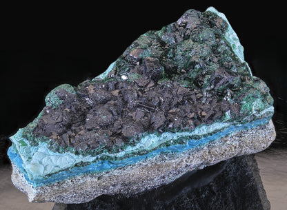 Malachite (Primary and as Ps. After Cuprite) and Chrysocolla
